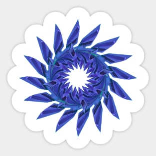 Blue mandala Sticker